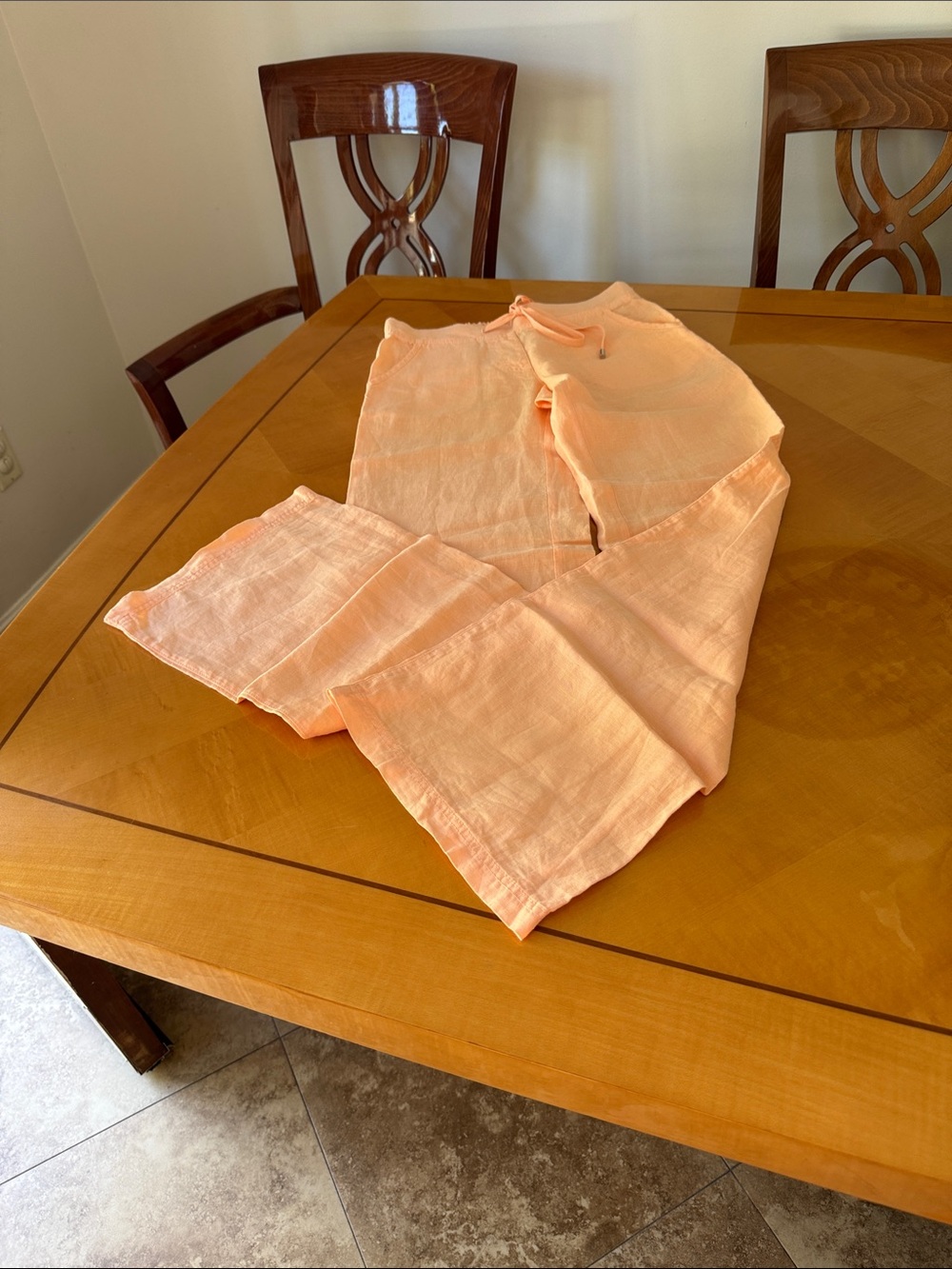 Lightweight Peach Drawstring Women’s Shorts